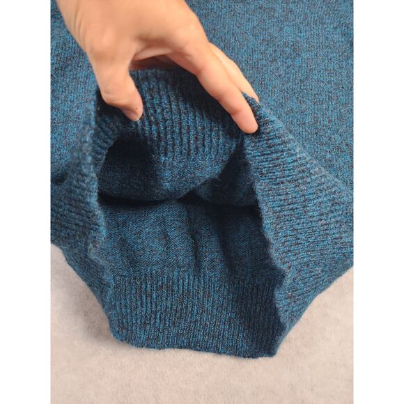 Michael Jordan x Lowell Dreyfus VTG Turquois Shetland Wool Crewneck Sweater Sz L - Picture 5 of 10